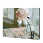 Load image into Gallery viewer, Rose In A Glass Bottle, Paint By Numbers
