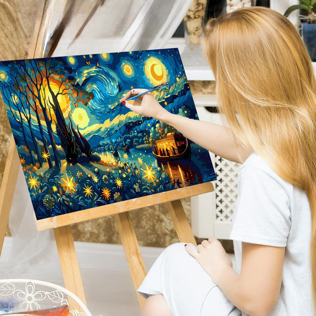 Can Painting by Numbers Add a Little Sunshine to Snowy Days?