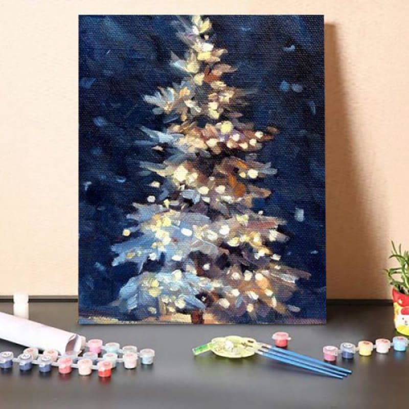 Ready to Make a Christmas Memory You Can Frame? Try Xmas Paint by Numbers.