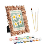 Load image into Gallery viewer, White Daffodil Mini Framed Paint by Numbers

