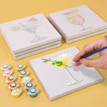 Load image into Gallery viewer, Citrus Cocktails Mini Paint by Numbers
