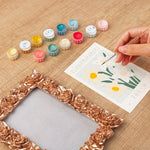 Load image into Gallery viewer, White Daffodil Mini Framed Paint by Numbers
