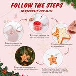 Load image into Gallery viewer, Snowy Christmas Icons Ornaments Paint by Numbers
