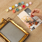 Load image into Gallery viewer, Sunlit Garden Steps Mini Framed Paint by Numbers
