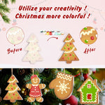 Load image into Gallery viewer, Gingerbread Christmas Ornaments Paint by Numbers
