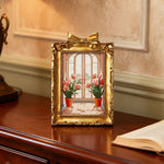 Load image into Gallery viewer, Sunlit Tulip Window Mini Framed Paint by Numbers
