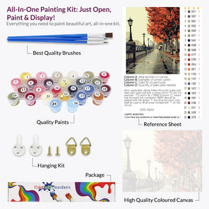 Autumn Tree, Paint By Numbers