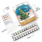 Load image into Gallery viewer, Christmas Tree Paint by Numbers Calendar
