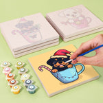 Load image into Gallery viewer, Cute Christmas Puppies Mini Paint by Numbers

