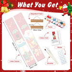 Load image into Gallery viewer, Festive Red Nutcracker Hanging Scroll Paint by Numbers Kit
