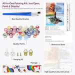 Load image into Gallery viewer, Four Seasons Tree, Paint By Numbers
