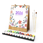 Load image into Gallery viewer, Garden Blooms Paint by Numbers Calendar
