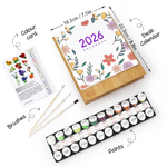 Load image into Gallery viewer, Garden Blooms Paint by Numbers Calendar
