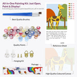 Load image into Gallery viewer, Giraffe Paint by Numbers
