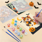 Load image into Gallery viewer, Halloween Critters Mini Paint by Numbers
