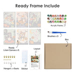 Load image into Gallery viewer, Halloween Critters Mini Paint by Numbers
