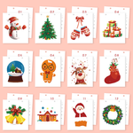 Load image into Gallery viewer, Holiday Gifts Paint by Numbers Calendar

