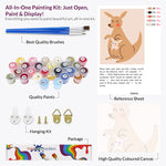 Load image into Gallery viewer, Kangaroo, Paint by Numbers
