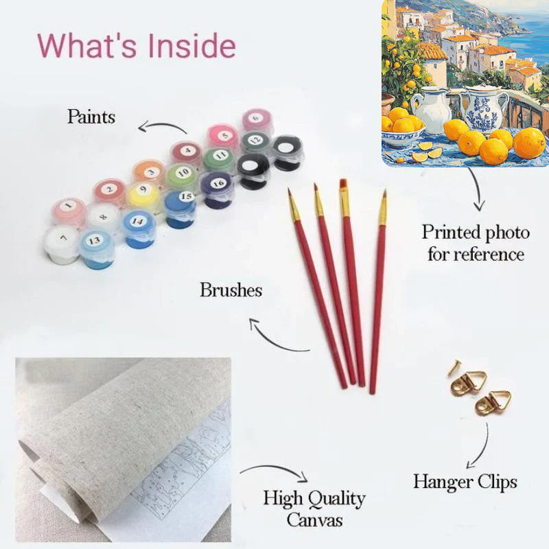 Lemon Bliss Paint by Numbers