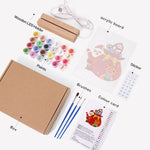 Load image into Gallery viewer, Merry Christmas Gift Crew LED Paint by Numbers

