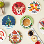 Load image into Gallery viewer, Merry Christmas Paint by Numbers Coasters
