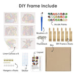 Load image into Gallery viewer, Rainbow Animal Portraits Mini Paint by Numbers

