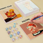 Load image into Gallery viewer, Retro Cocktails Mini Paint by Numbers
