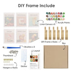 Load image into Gallery viewer, Retro Cocktails Mini Paint by Numbers
