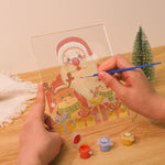 Load image into Gallery viewer, Santa’s Merry Winter Friends LED Paint by Numbers
