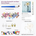 Load image into Gallery viewer, Solitary Flower Paint by Numbers
