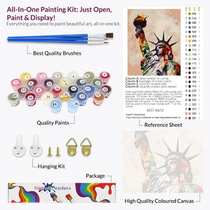 Statue of Liberty, Paint By Numbers