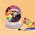 Load image into Gallery viewer, Sunset Wildlife Paint by Numbers Coasters
