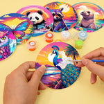 Load image into Gallery viewer, Wildlife Wonders Paint by Numbers Coasters
