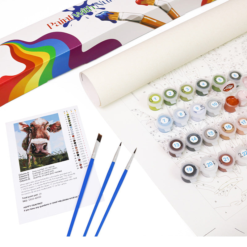 Winterlight Magic Gnome Paint By Numbers