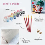 Load image into Gallery viewer, Winterlight Magic Gnome Paint by Numbers
