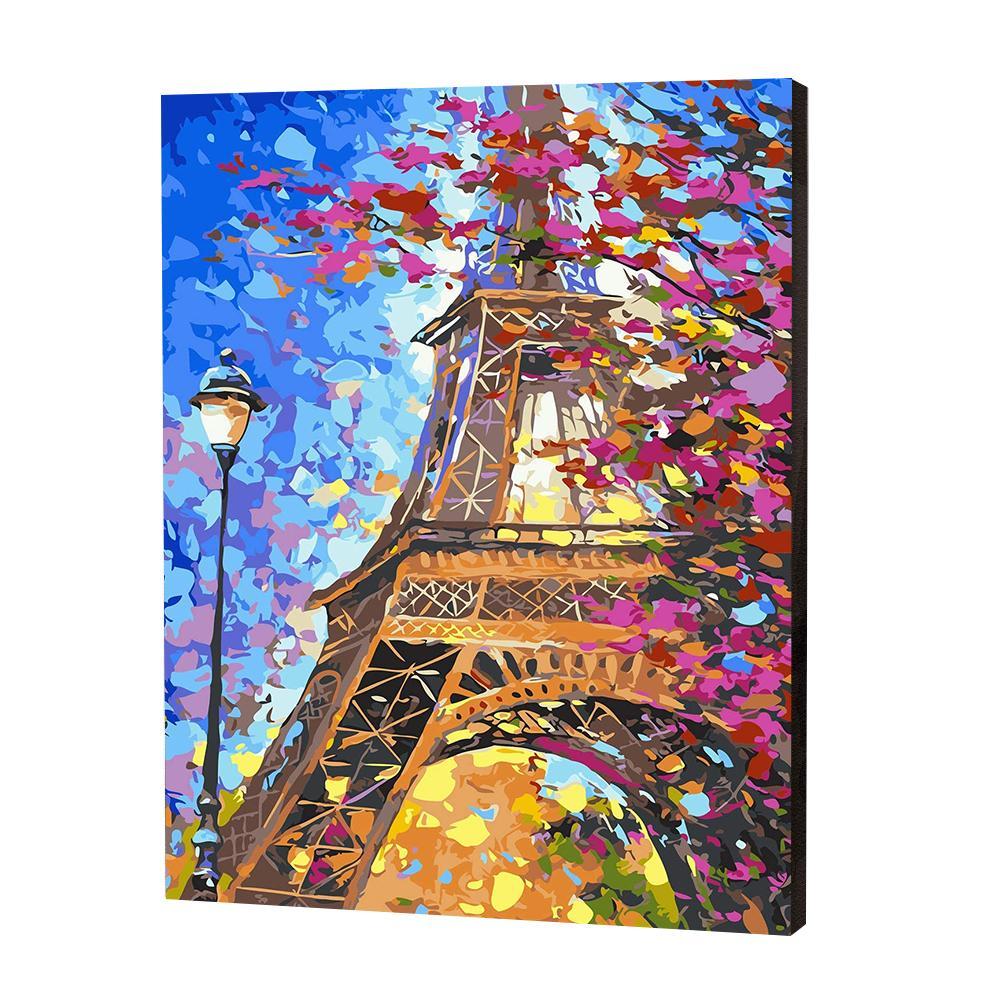 Eiffel Tower, Paint by Numbers