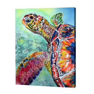 Sea Turtle, Paint with Diamonds