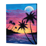 Load image into Gallery viewer, caribbean sunset paint by numbers
