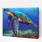 Load image into Gallery viewer, Claire The Turtle, Paint By Numbers
