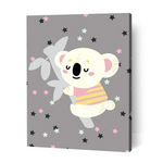 Load image into Gallery viewer, cute bear paint by numbers
