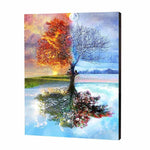 Load image into Gallery viewer, Four Seasons Tree, Paint with Diamonds
