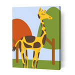 Load image into Gallery viewer, giraffe paint by numbers
