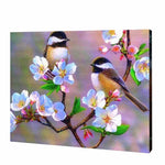 Load image into Gallery viewer, Lovebirds, Paint with Diamonds
