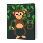 Load image into Gallery viewer, monkey paint by numbers
