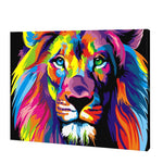 Load image into Gallery viewer, Colorful Lion, Paint By Numbers
