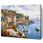 Load image into Gallery viewer, coastal life paint by numbers
