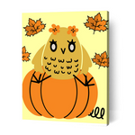 Load image into Gallery viewer, pumpkin paint by numbers
