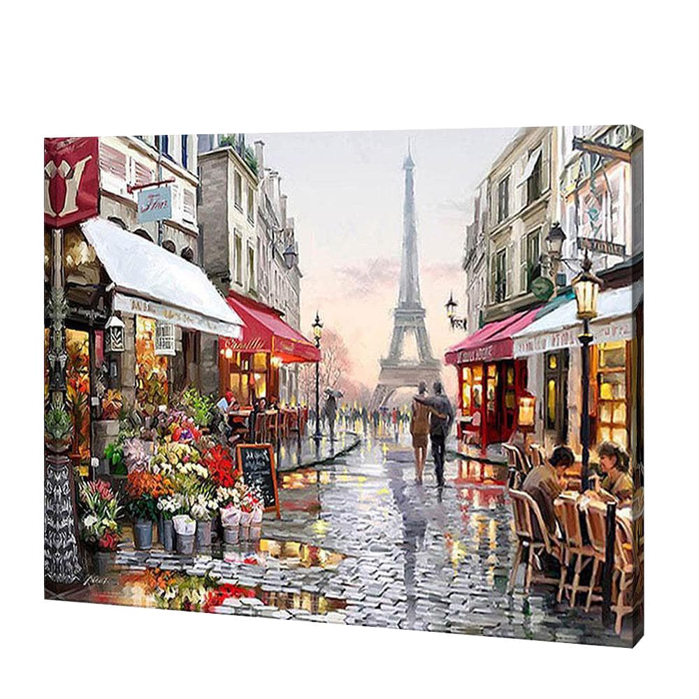 Rainy in Paris, Paint By Number