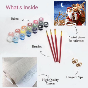santa s gifts paint by numbers