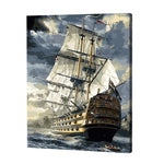 Load image into Gallery viewer, Ship at Stormy Sea, Paint By Numbers
